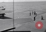 Standbild TBF UND F4F Flugzeug beim Start von USS Marcus Insel (CVE-77) Pazifik, 1944, aus Sekunde 50 historischem Filmmaterial Videoclip 65675040324
