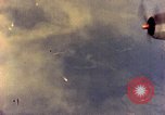 Image of U.S. Navy Grumman TBF avenger aircraft attacking Japanese Iwo Jima, 1945, second 58 stock footage video 65675040325