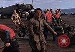 Image of flight deck operations aboard Escort Carrier USS Steamer Bay  Iwo Jima, 1945, second 4 stock footage video 65675040326