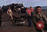 Image of flight deck operations aboard Escort Carrier USS Steamer Bay  Iwo Jima, 1945, second 5 stock footage video 65675040326
