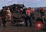 Image of flight deck operations aboard Escort Carrier USS Steamer Bay  Iwo Jima, 1945, second 6 stock footage video 65675040326