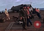 Image of flight deck operations aboard Escort Carrier USS Steamer Bay  Iwo Jima, 1945, second 9 stock footage video 65675040326