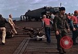 Image of flight deck operations aboard Escort Carrier USS Steamer Bay  Iwo Jima, 1945, second 10 stock footage video 65675040326