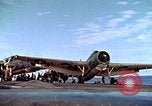 Image of flight deck operations aboard Escort Carrier USS Steamer Bay  Iwo Jima, 1945, second 13 stock footage video 65675040326