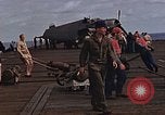 Image of flight deck operations aboard Escort Carrier USS Steamer Bay  Iwo Jima, 1945, second 14 stock footage video 65675040326