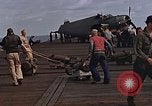 Image of flight deck operations aboard Escort Carrier USS Steamer Bay  Iwo Jima, 1945, second 16 stock footage video 65675040326