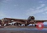 Image of flight deck operations aboard Escort Carrier USS Steamer Bay  Iwo Jima, 1945, second 17 stock footage video 65675040326