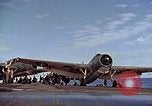 Image of flight deck operations aboard Escort Carrier USS Steamer Bay  Iwo Jima, 1945, second 21 stock footage video 65675040326