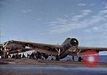 Image of flight deck operations aboard Escort Carrier USS Steamer Bay  Iwo Jima, 1945, second 23 stock footage video 65675040326