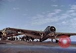 Image of flight deck operations aboard Escort Carrier USS Steamer Bay  Iwo Jima, 1945, second 28 stock footage video 65675040326