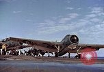 Image of flight deck operations aboard Escort Carrier USS Steamer Bay  Iwo Jima, 1945, second 30 stock footage video 65675040326