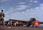 Image of flight deck operations aboard Escort Carrier USS Steamer Bay  Iwo Jima, 1945, second 33 stock footage video 65675040326