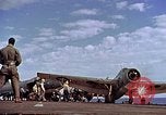 Image of flight deck operations aboard Escort Carrier USS Steamer Bay  Iwo Jima, 1945, second 34 stock footage video 65675040326