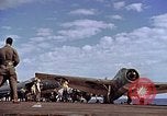 Image of flight deck operations aboard Escort Carrier USS Steamer Bay  Iwo Jima, 1945, second 35 stock footage video 65675040326