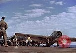 Image of flight deck operations aboard Escort Carrier USS Steamer Bay  Iwo Jima, 1945, second 36 stock footage video 65675040326