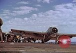 Image of flight deck operations aboard Escort Carrier USS Steamer Bay  Iwo Jima, 1945, second 47 stock footage video 65675040326