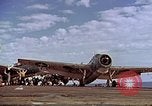 Image of flight deck operations aboard Escort Carrier USS Steamer Bay  Iwo Jima, 1945, second 51 stock footage video 65675040326