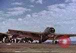 Image of flight deck operations aboard Escort Carrier USS Steamer Bay  Iwo Jima, 1945, second 53 stock footage video 65675040326