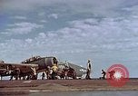 Image of flight deck operations aboard Escort Carrier USS Steamer Bay  Iwo Jima, 1945, second 61 stock footage video 65675040326