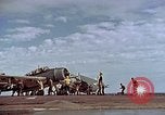 Image of flight deck operations aboard Escort Carrier USS Steamer Bay  Iwo Jima, 1945, second 62 stock footage video 65675040326