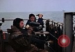Image of Crew at work on escort carrier of Task Group 52.2  Pacific Ocean, 1945, second 8 stock footage video 65675040328