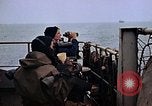 Image of Crew at work on escort carrier of Task Group 52.2  Pacific Ocean, 1945, second 22 stock footage video 65675040328