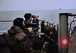 Image of Crew at work on escort carrier of Task Group 52.2  Pacific Ocean, 1945, second 24 stock footage video 65675040328