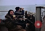 Image of Crew at work on escort carrier of Task Group 52.2  Pacific Ocean, 1945, second 27 stock footage video 65675040328