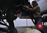 Image of Crew at work on escort carrier of Task Group 52.2  Pacific Ocean, 1945, second 28 stock footage video 65675040328