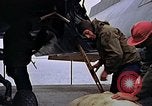 Image of Crew at work on escort carrier of Task Group 52.2  Pacific Ocean, 1945, second 55 stock footage video 65675040328