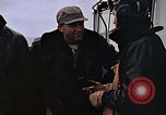 Image of Crews pushing FM-2 wildcat airplanes on escort carrier deck Iwo Jima, 1945, second 13 stock footage video 65675040329