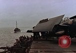 Image of Mail and personnel transfer between escort carrier and destroyer escor Pacific Ocean, 1945, second 8 stock footage video 65675040330