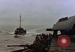 Image of Mail and personnel transfer between escort carrier and destroyer escor Pacific Ocean, 1945, second 23 stock footage video 65675040330