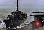 Image of Mail and personnel transfer between escort carrier and destroyer escor Pacific Ocean, 1945, second 38 stock footage video 65675040330