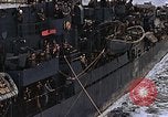 Image of Mail and personnel transfer between escort carrier and destroyer escor Pacific Ocean, 1945, second 45 stock footage video 65675040330