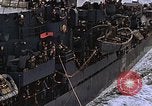 Image of Mail and personnel transfer between escort carrier and destroyer escor Pacific Ocean, 1945, second 47 stock footage video 65675040330