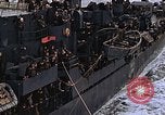 Image of Mail and personnel transfer between escort carrier and destroyer escor Pacific Ocean, 1945, second 48 stock footage video 65675040330