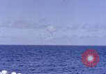 Image of mushroom cloud Bikini Atoll Marshall Islands, 1946, second 23 stock footage video 65675040335