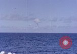 Image of mushroom cloud Bikini Atoll Marshall Islands, 1946, second 24 stock footage video 65675040335