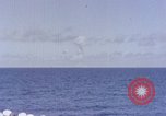 Image of mushroom cloud Bikini Atoll Marshall Islands, 1946, second 28 stock footage video 65675040335