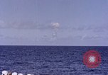 Image of mushroom cloud Bikini Atoll Marshall Islands, 1946, second 38 stock footage video 65675040335