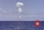 Image of mushroom cloud Bikini Atoll Marshall Islands, 1946, second 41 stock footage video 65675040335