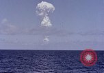 Image of mushroom cloud Bikini Atoll Marshall Islands, 1946, second 42 stock footage video 65675040335