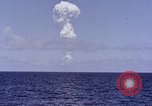 Image of mushroom cloud Bikini Atoll Marshall Islands, 1946, second 43 stock footage video 65675040335