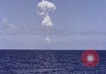 Image of mushroom cloud Bikini Atoll Marshall Islands, 1946, second 44 stock footage video 65675040335