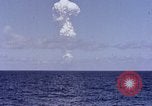 Image of mushroom cloud Bikini Atoll Marshall Islands, 1946, second 45 stock footage video 65675040335
