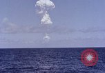 Image of mushroom cloud Bikini Atoll Marshall Islands, 1946, second 49 stock footage video 65675040335