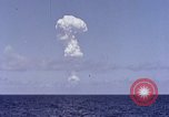 Image of mushroom cloud Bikini Atoll Marshall Islands, 1946, second 52 stock footage video 65675040335