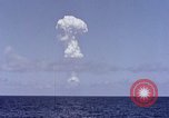 Image of mushroom cloud Bikini Atoll Marshall Islands, 1946, second 53 stock footage video 65675040335