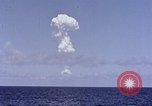 Image of mushroom cloud Bikini Atoll Marshall Islands, 1946, second 54 stock footage video 65675040335